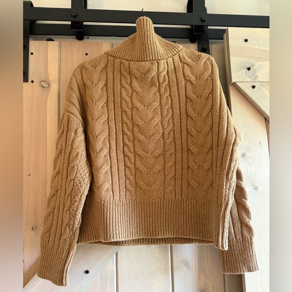 NWT Banana Republic Cavo Half Zip Wool Sweater - Picture 6 of 9